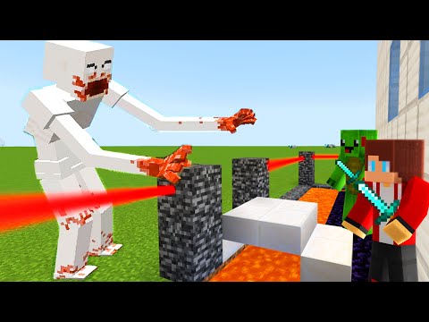 Shy Guy vs Security House Battle   Minecraft Maizen parody