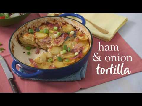 Slimming World Syn-free ham and Onion tortilla recipe - FREE