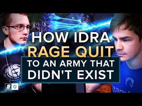 How IdrA Rage Quit to an Army That Didn't Exist