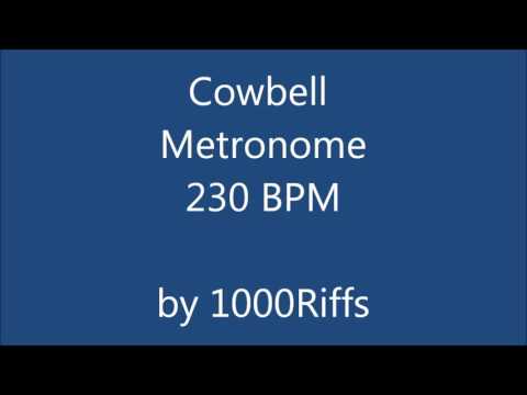 Cowbell Metronome 230 BPM