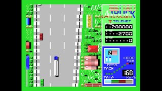 MSX Game: American Truck (1985 Telenet Japan)