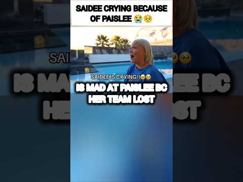 SaiDee CRYING Because of PaisLee Nelson?😭🥺 #nalish #shorts #trending #video #funny #viralvideo #fyp