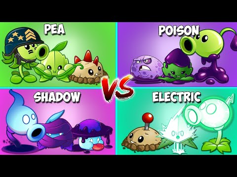 Random Team PEA & Mint & BOOMB Battlez - Who Will WIn? - PvZ 2Team Plant vs Team Plant