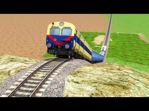 TRAINS VS GIANT HILL | Trains Climbing Mountains | Train Simulator 2022