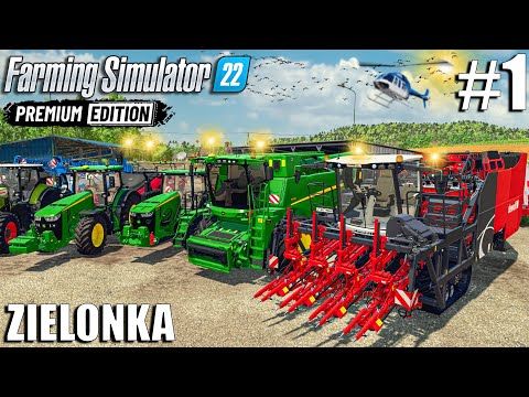 THE ADVENTURE BEGINS! | 500 COWS FARM - Zielonka | Farming Simulator 22 PREMIUM EDITION - Episode 1
