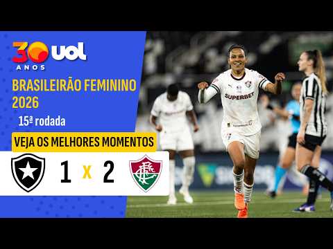 Gols e melhores lances de Botafogo x Fluminense