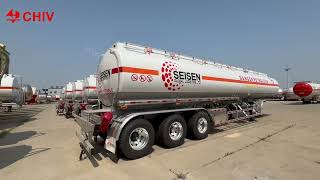 New CHIV Trailer CHIV Trailer 3 Axles 45000Liters Diesel Oil Tanker Semi Trailer fuel tank trailer | Image 4 - Autoline