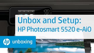 Unboxing and Setting Up the HP Photosmart 5520 e-All-in-One Printer