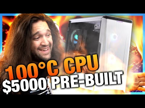 Pure Incompetence: $5,000 Pre-Built Gaming PC Filled with Mistakes (Skytech Mark 9)