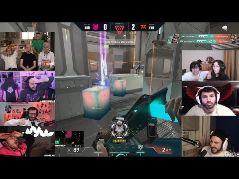 FIRST EVER 6K ACE IN VALORANT CHAMPIONS KRU KEZNIT | AGUERO TARIK KYEDAE TenZ MIXWELL & MORE REACTS