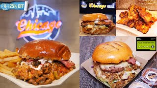 25% off Chicago Grill burgers in Hammersmith & Shepherd’s Bush “The Best in Town”