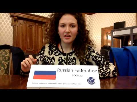 BISMUN 2014 , The Russian Delegation within SOCHUM