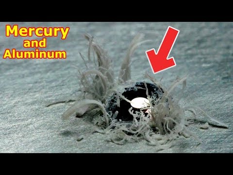 mercury and aluminum reaction amalgam | mixing mercury and aluminum reaction