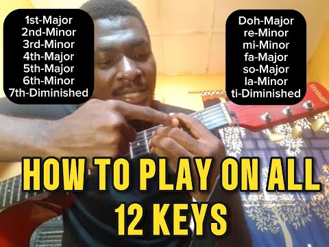 HOW TO PLAY ON ALL 12 KEYS ON THE GUITAR