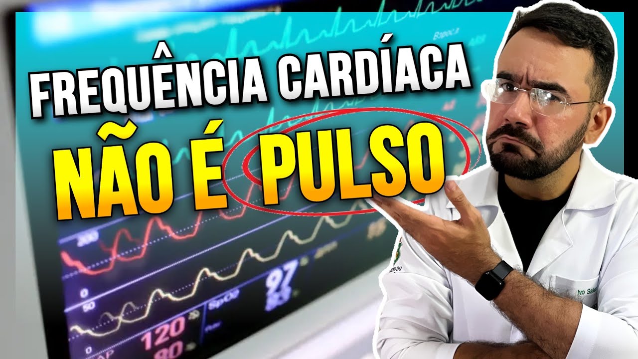 TE ENSINSARAM ERRADO! PULSO NÃO É FREQUÊNCIA CARDIACA