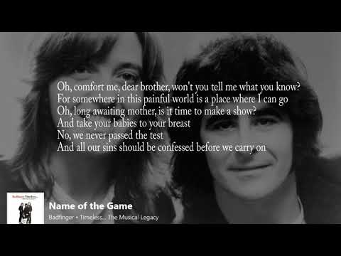 Badfinger Name Of The Game (With Lyrics)