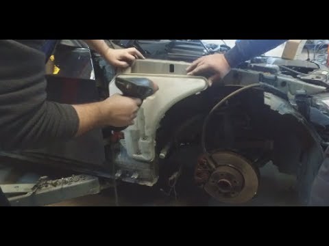How to install BMW 3 Series E92/E93 Front Fenders M3 Design Adjusting The Fluid Tank By KiTT Tuning