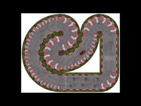 Single Car Around Track