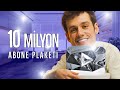 10 MİLYON ABONE ÖZEL PLAKETİ