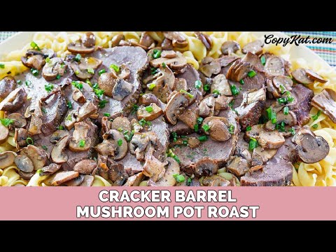 Cracker Barrel Mushroom Braised Pot Roast - Instant Pot
