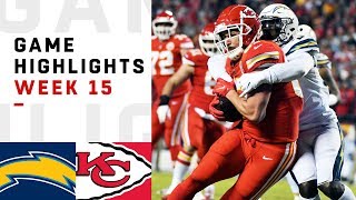 Chargers vs. Chiefs Week 15 Highlights | NFL 2018