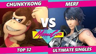 MomoCon 2023 - ChunkyKong (Donkey Kong) Vs. merf (Chrom) Smash Ultimate - SSBU