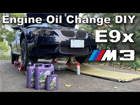 Engine Oil Change, CBS Reset, Jacking DIY for BMW E90 E92 E93 M3