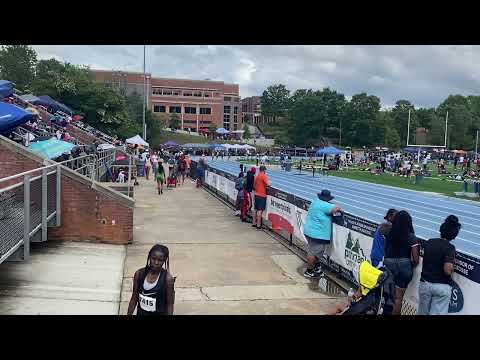 Georgia Games Championships 13-14 Girls 200m Heat 8 Marietta HS Marietta Georgia