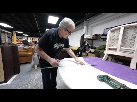 Boss Leather Factory Tour-  Upholsterers Pit