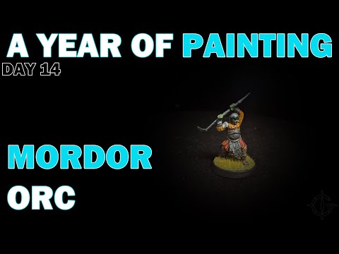 A Year of Painting Day 14: Mordor Orc