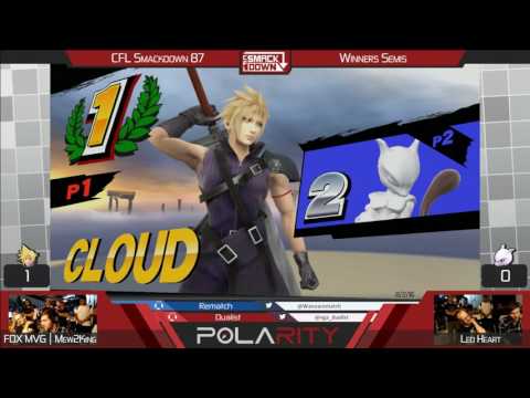 CFL Smackdown 88 WiiU - FOX MVG | Mew2king (Cloud) vs LeoHeart (Mewtwo) - Winners Semis
