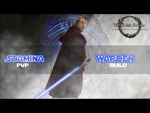 ESO OVERPOWERED 2H STAMINA WARDEN PVP BUILD "THE LAST JEDI" SOLO/GROUP FOR HARROWSTORM DLC CP/NO-CP
