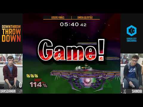 DTTD #2 SSBM - Dansdaman (Sheik) Vs. Shinobi (Fox) Losers Finals