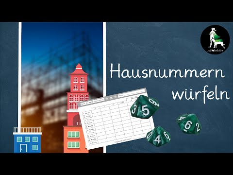 Zahlenraumerweiterung bis 1000: Spielanleitung hohe / niedrige Hausnummern würfeln