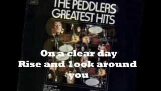 THE PEDDLERS - ON A CLEAR DAY YOU CAN SEE FOREVER ( LYRICS ) VINYL