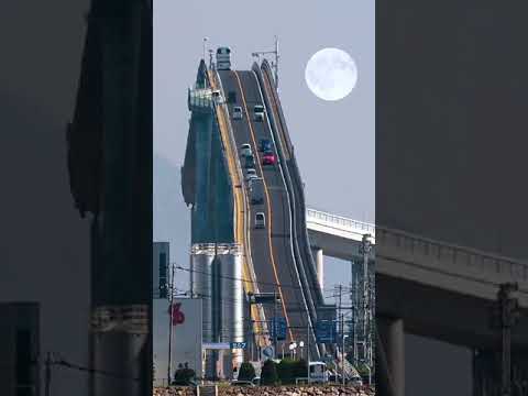 Terrifying Eshima Ohashi bridge looks more rollercoaster, Japan