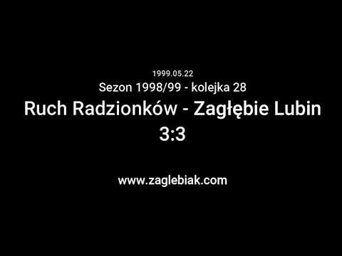 1998/99 - Kolejka 28 - Ruch Radzionków vs Zagłębie Lubin