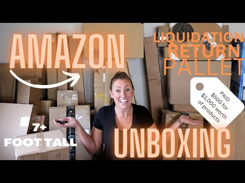 Found Unbelievable Items Unboxing Huge Pallet full of Amazon Return Items Liquidation Returns Unbox