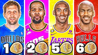 BEST NBA PLAYER FROM EACH RING TOTAL