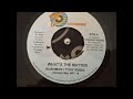 Tony Rebel - Bush Man What's The Matter \ Dub Mix 7'