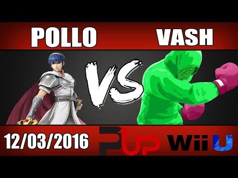 PWRUP | Pollo (Marth) vs PWRUP | Vash (Little Mac) - Wii U Smashfest