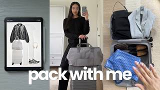 PACK WITH ME | my packing system, outfit planning & travel prep routine