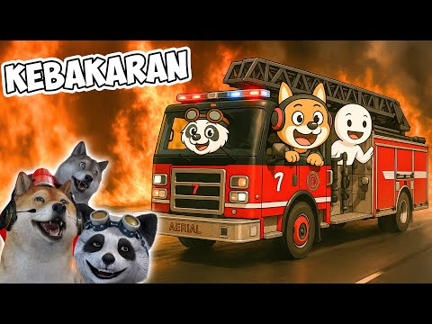 A HAPPY TRIO Becomes Firefighters in a Burning City! - Firefighting Simulator Ignite #1