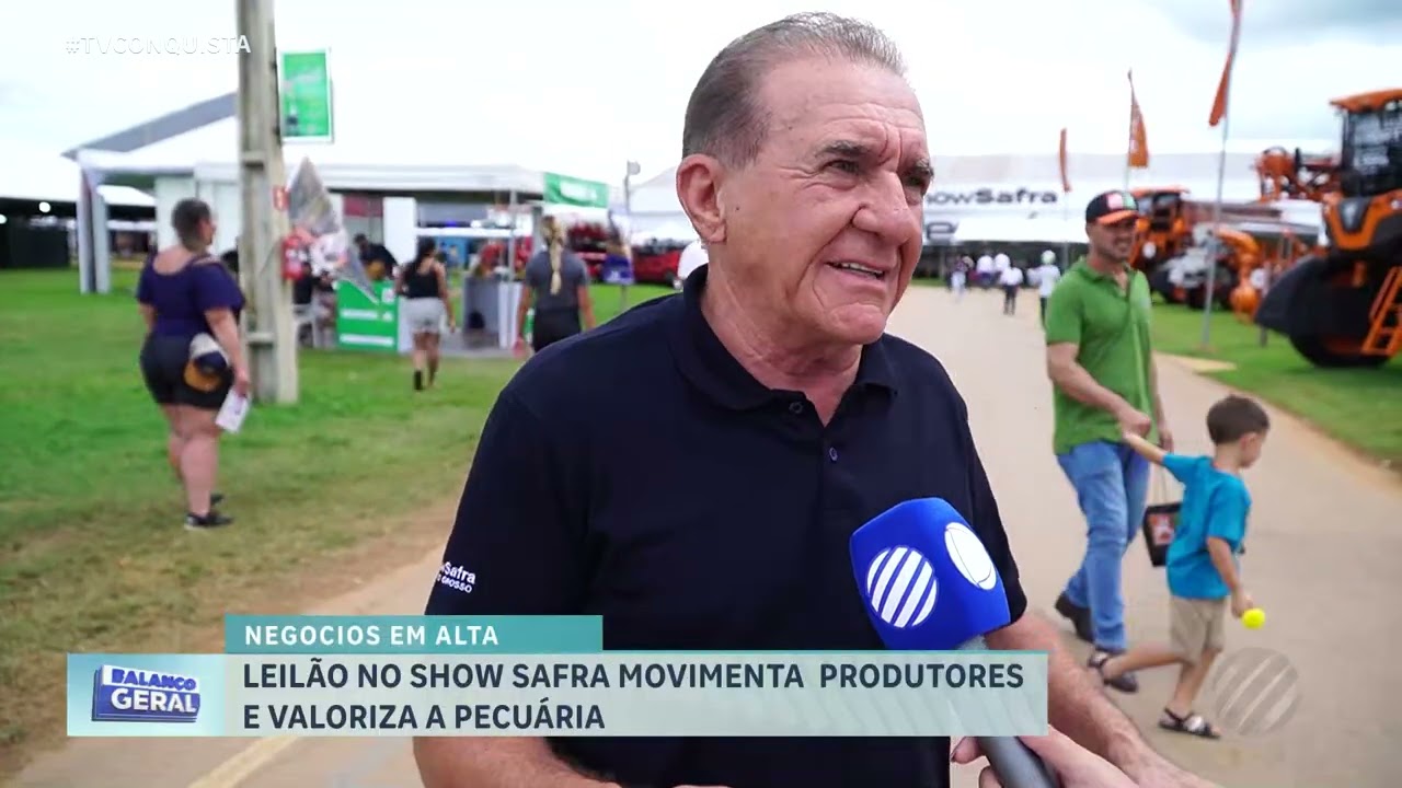 Leilão no Show Safra Pecuária movimenta negócios com genética de alto nível