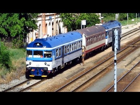 Os 4838 mimoř. s "trilobitem", "najbrtí" neAlois 80-29 302 a nepředjetý Os 4839; Střelice 1. 8. 2017