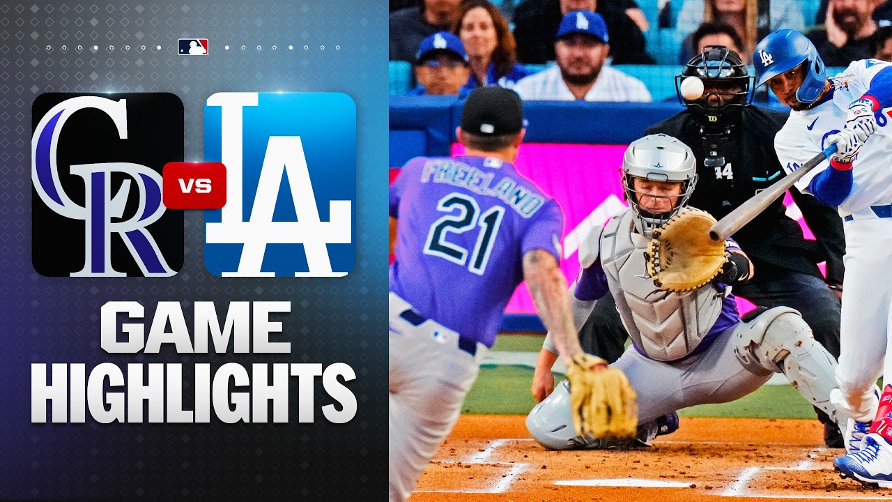05월27일 콜로라도 다저스 MLB 하이라이트