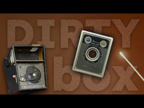 How to open and clean the Ansco Shur Shot Box Camera
