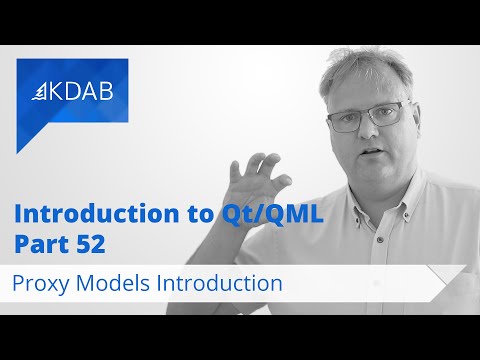 Introduction to Qt/QML (Part 52) - Proxy Models Introduction
