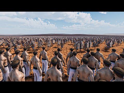 CAN 5000 CHUCK NORRIS STOP 1 MILLION EGYPTIAN SPEARMEN? - Ultimate Epic Battle Simulator 2 UEBS 2