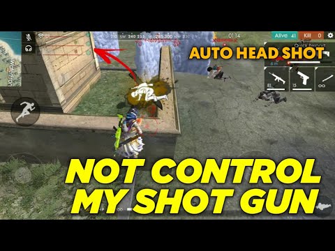 Not control my shotgun (M1014)|Auto Head Shot | Rank Squad Auto Booyah Game Play Free fire !!!